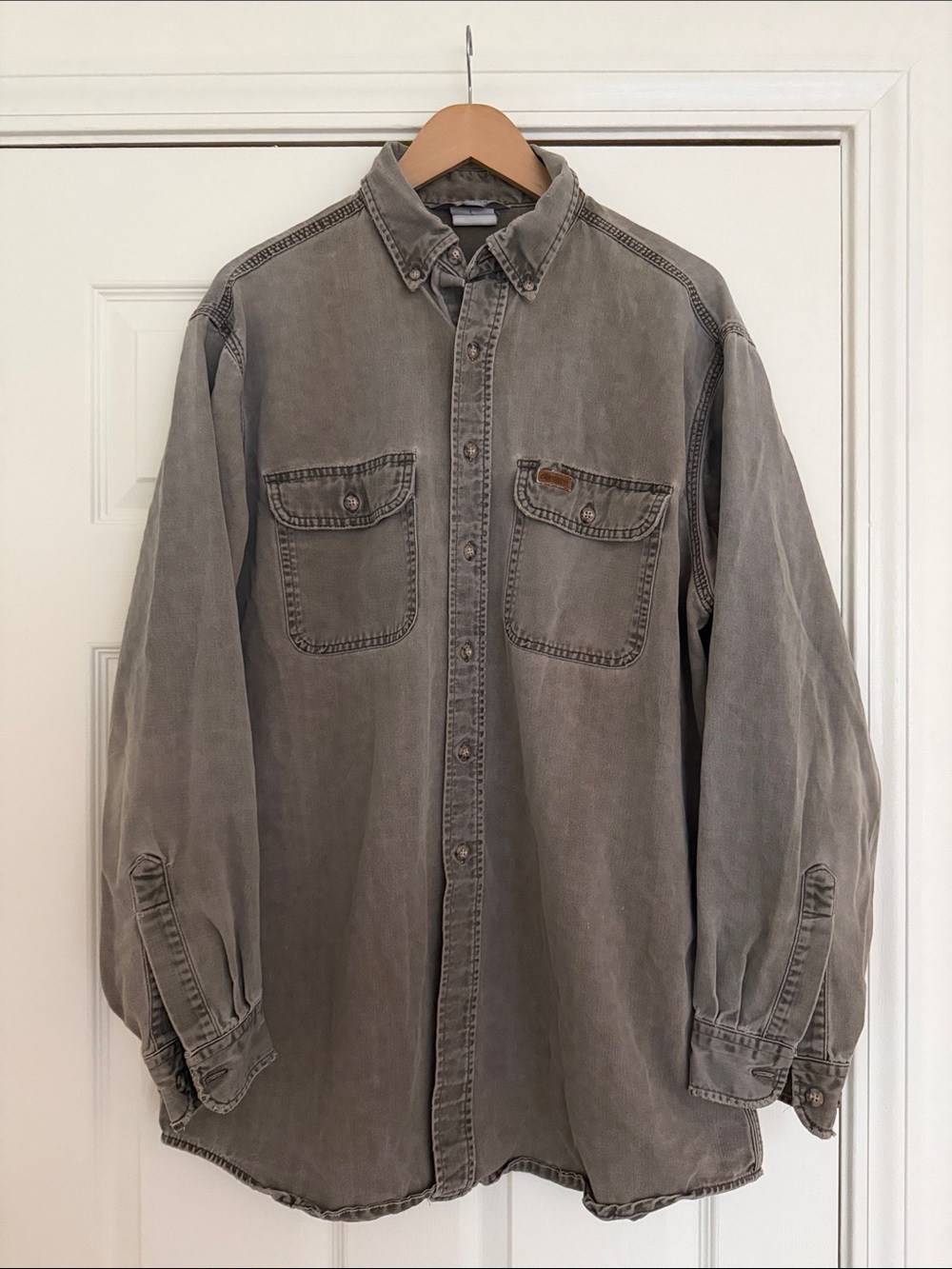 Carhartt Denim Grey Botton Shirt
